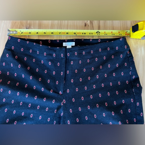 J. Jill Stretch Tribal Border Print Ankle Pants Women’s Size 10 - Picture 9 of 10